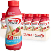 Premier Protein Nutritional Shake Strawberries & Cream Non-Caffeinated - 11.5 fl oz/12pk
