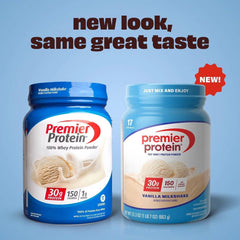 Premier Protein 100% Whey Protein Powder - Vanilla Milkshake - 17 Serve