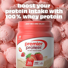 Premier Protein Strawberry 17 Serve Protein Shake - 4pk/23.6oz