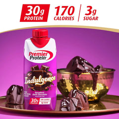 Premier Protein Indulgence 30g Protein Shake Decadent Chocolate Non-Caffeinated - 11oz/4pk